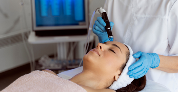 Hydrafacial treatment